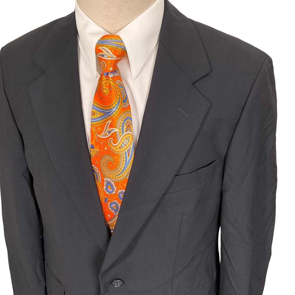 Brooks Brothers Blazer Mens 38S Black Brooksease Minimalist Quiet Luxury USA